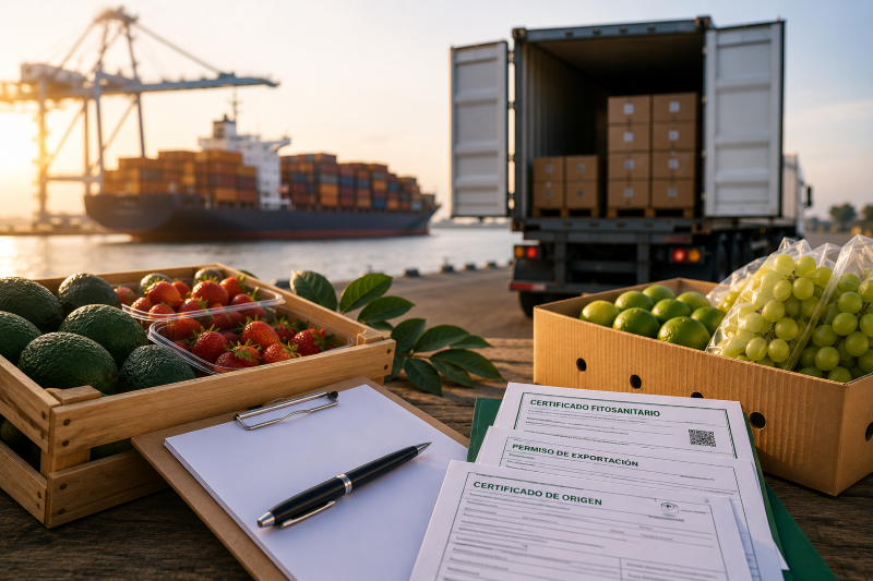 Exportación de productos