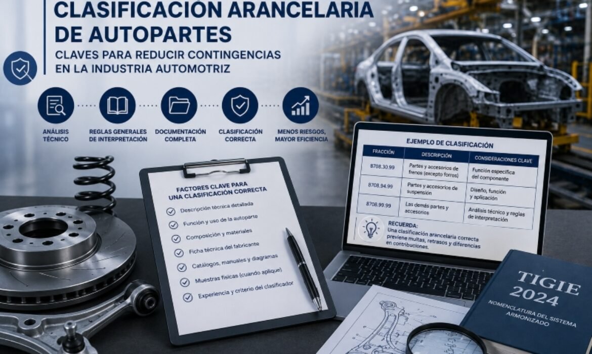 Clasificación arancelaria de autopartes