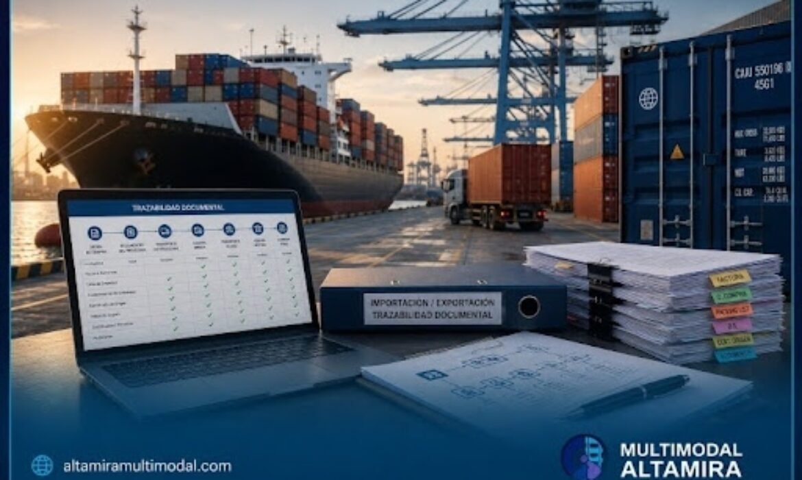 Trazabilidad documental importación exportación