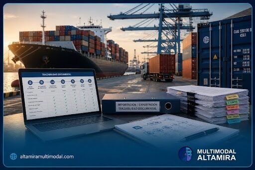 Trazabilidad documental importación exportación