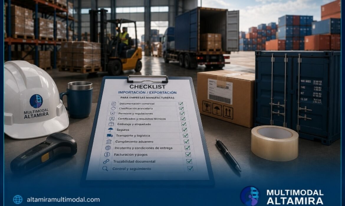 Checklist de importación