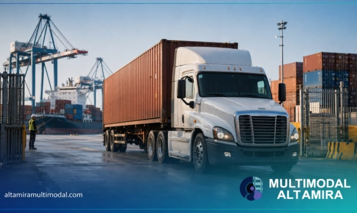 Transporte de contenedores en Altamira