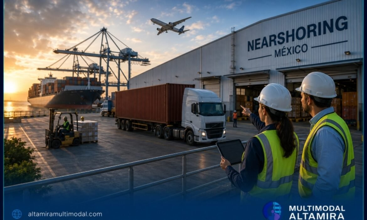 Logística para nearshoring en México