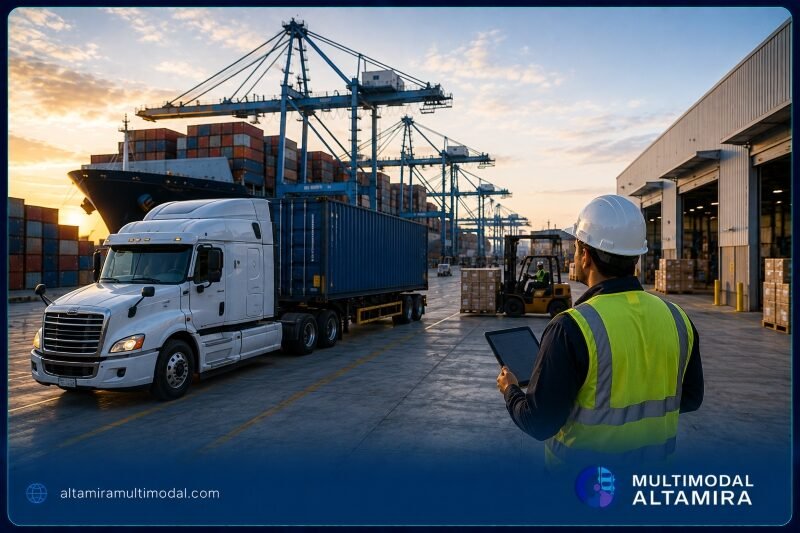 Transporte terrestre de contenedores
