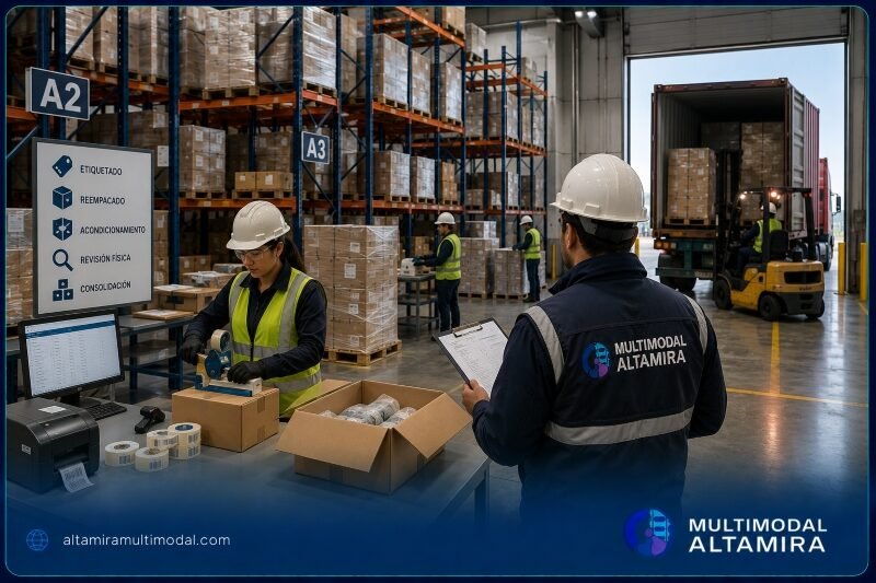 Servicios de valor agregado en recinto fiscalizado